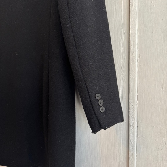 Mango Black Wool Blazer Coat Size Small - Picture 5 of 8